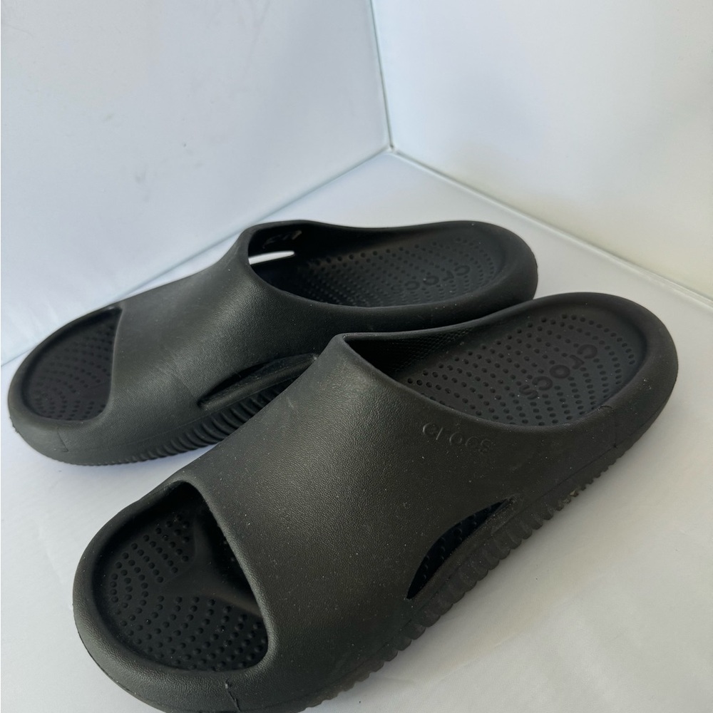 Crocs Mellow Recovery Slide Black Womens 8